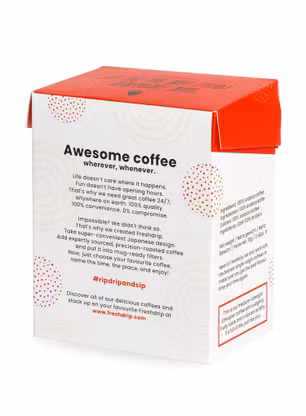 Kava v vrečkah Freshdrip - ethiopia medium strength