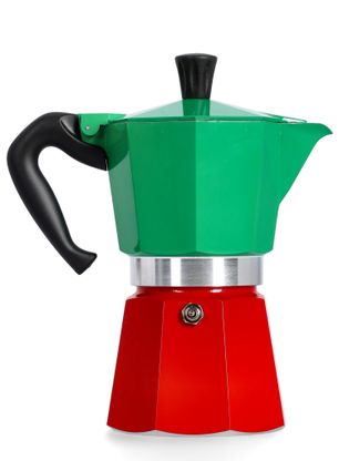 Kavomat Bialetti Moka Express Italia 6TZ - grn/red