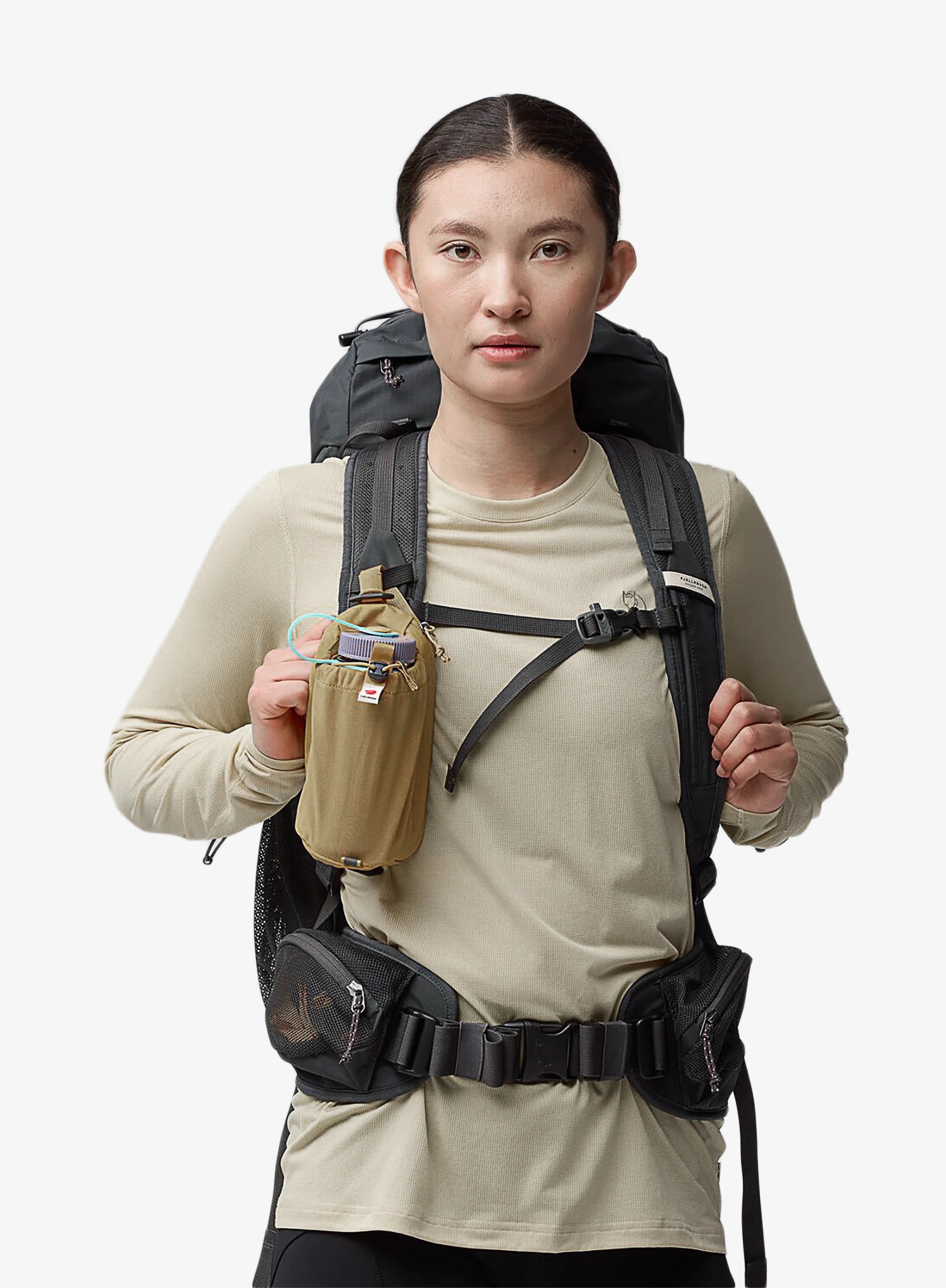 Žep za steklenico Fjallraven Abisko Bottle Pocket - clay