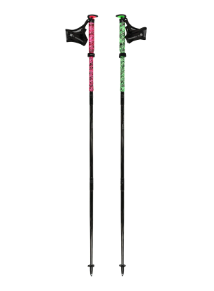 Palice za tek Komperdell Fxp Carbon Ultra - green/pink
