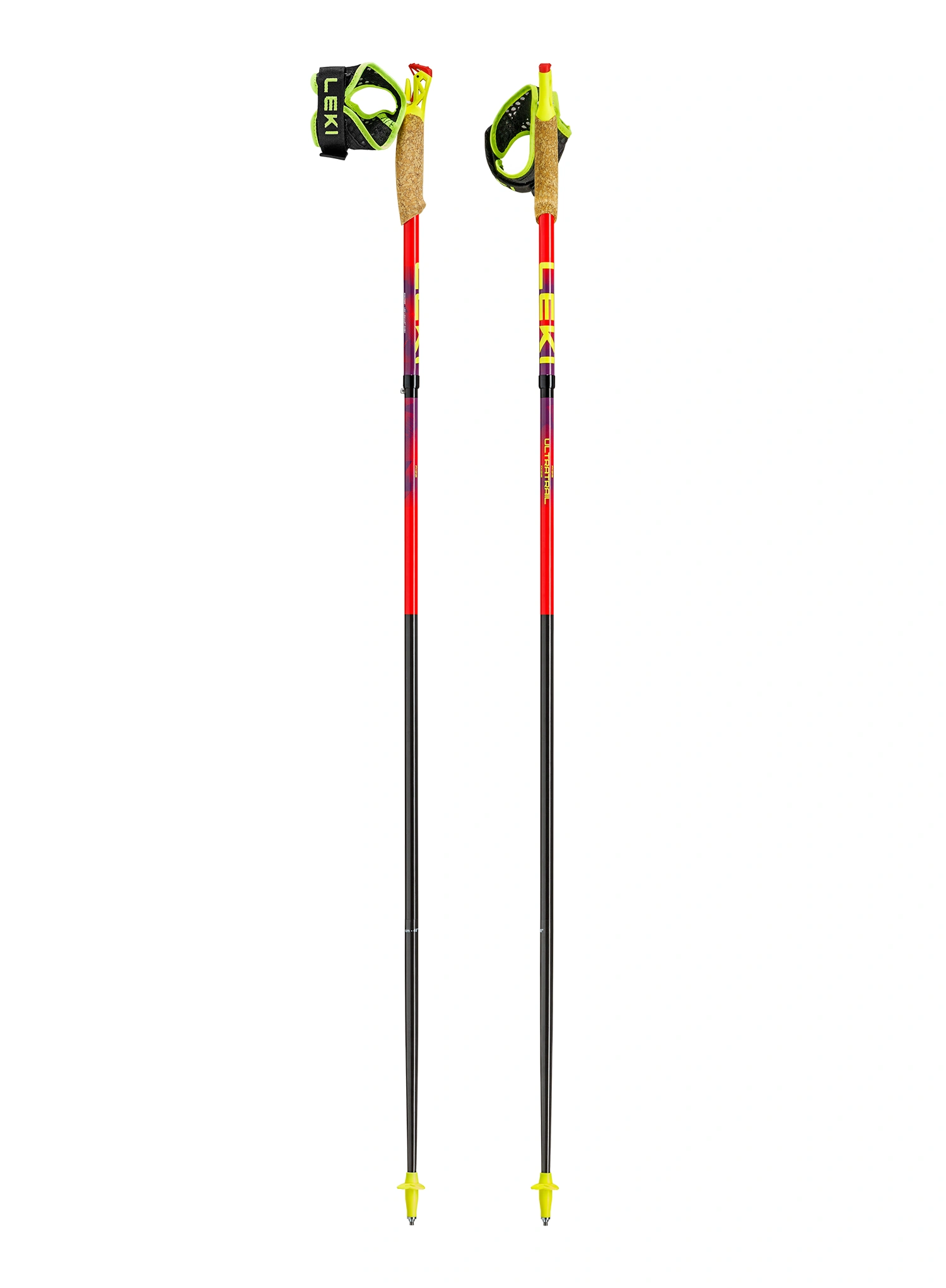 Palice za tek Leki Ultratrail FX.One - red/violet