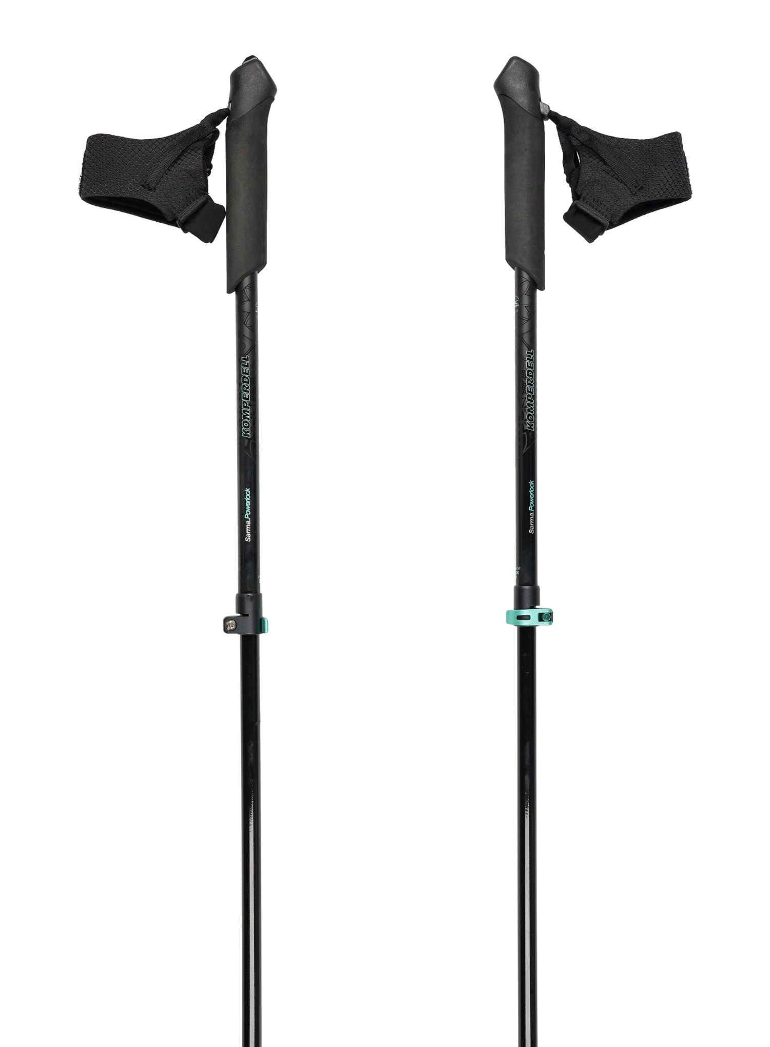 Palice za nordijsko hojo Komperdell Sarma Powerlock - black
