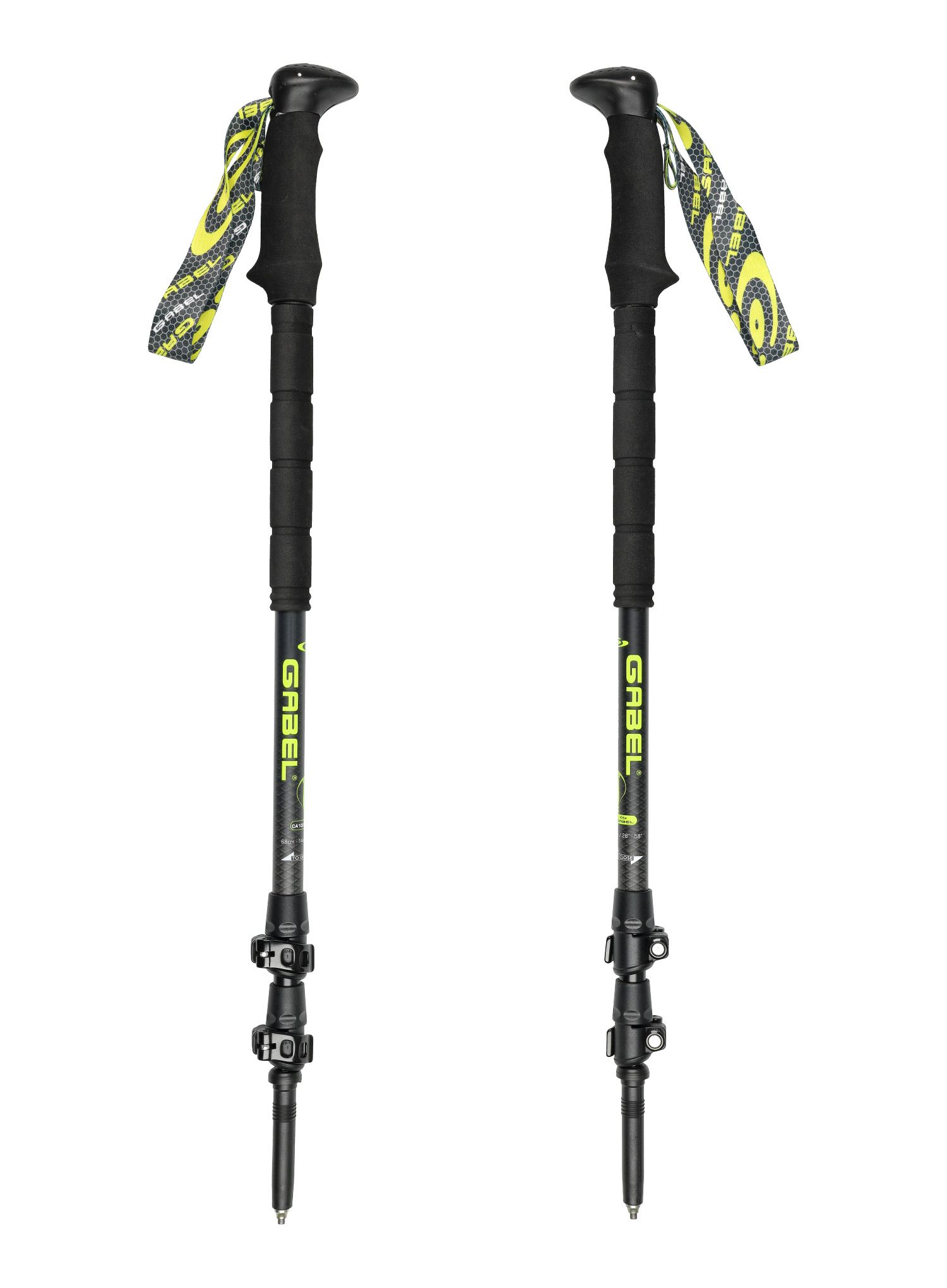 Karbonske palice Gabel Mutigrip Carbon FL EF - black