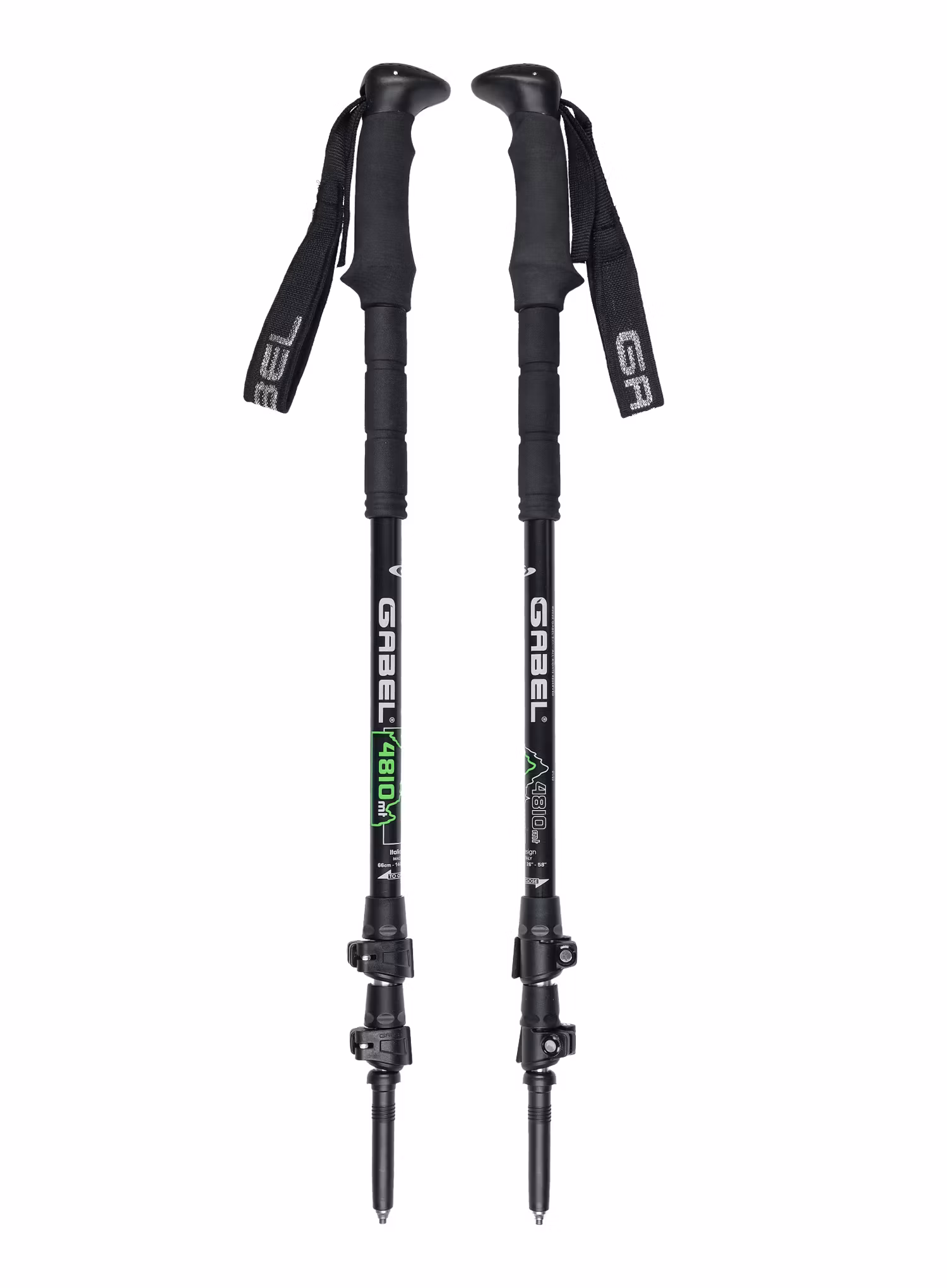 Aluminijeve palice Gabel Mont Blanc Tour - black