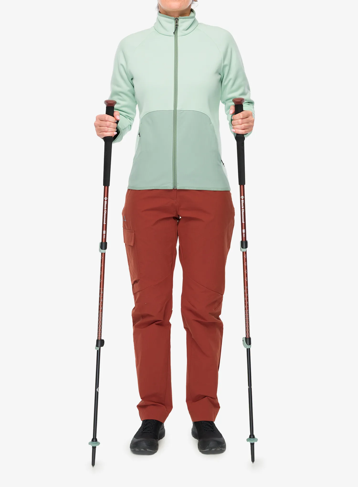 Pohodniške palice Black Diamond Trail Trekking Poles - iron red