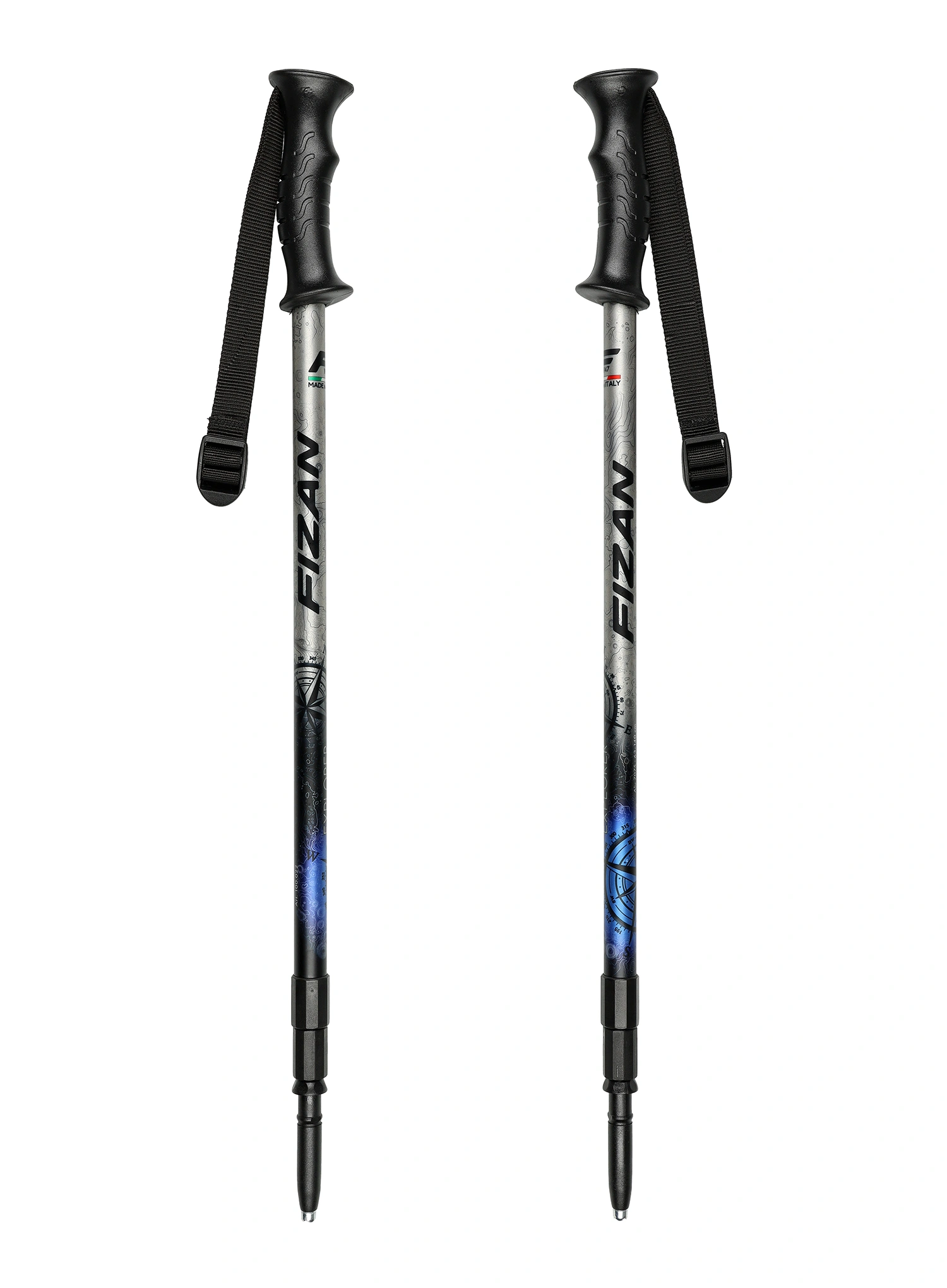 Pohodniške palice Fizan Explorer - blue/beige