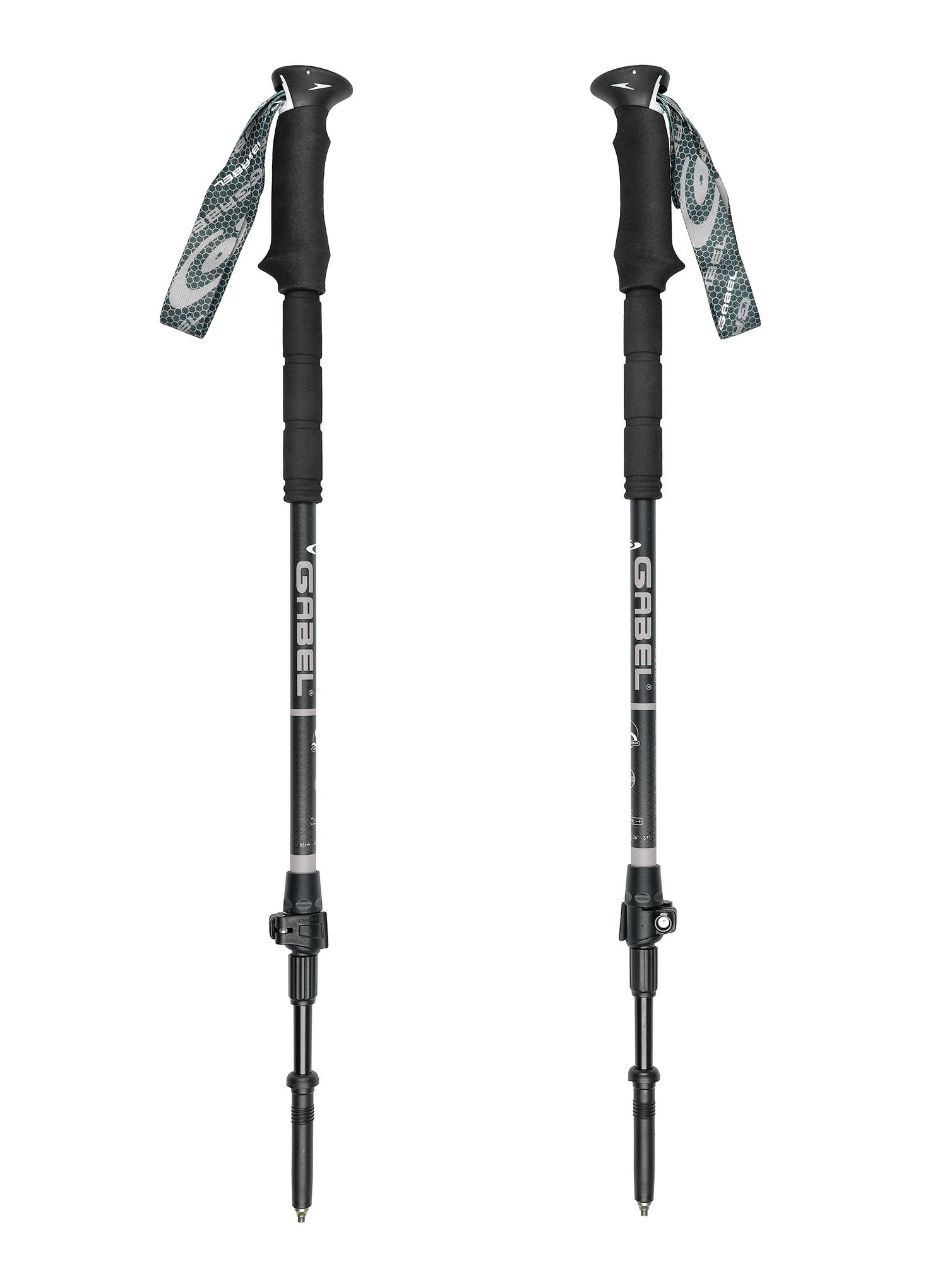 Pohodniške palice Gabel Escape Carbon XT Tour AI - black