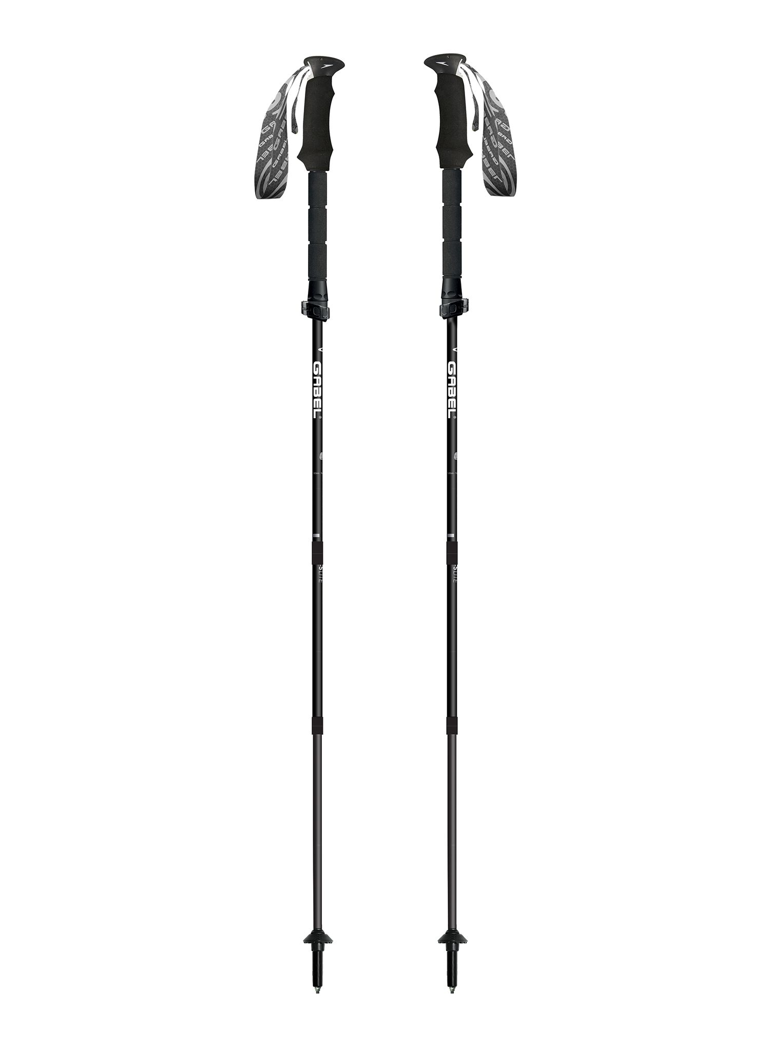 Pohodniške palice Gabel FR-5 FL Lite XTL - black