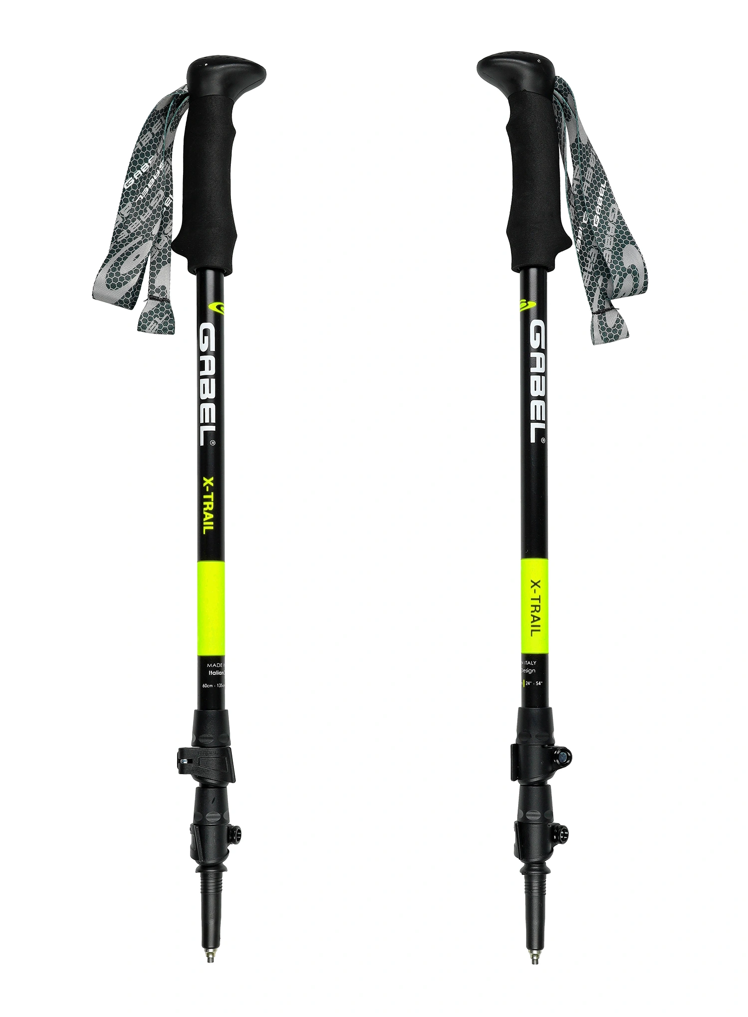 Pohodniške palice Gabel X-Trail - lime