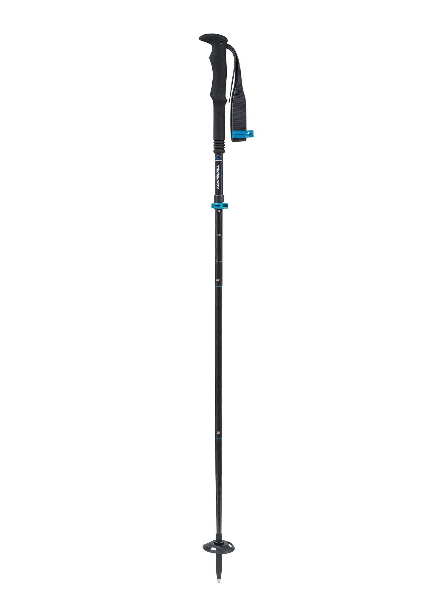 Pohodniške palice Komperdell Fx Lite Carbon Vario Approach Compact  - blue