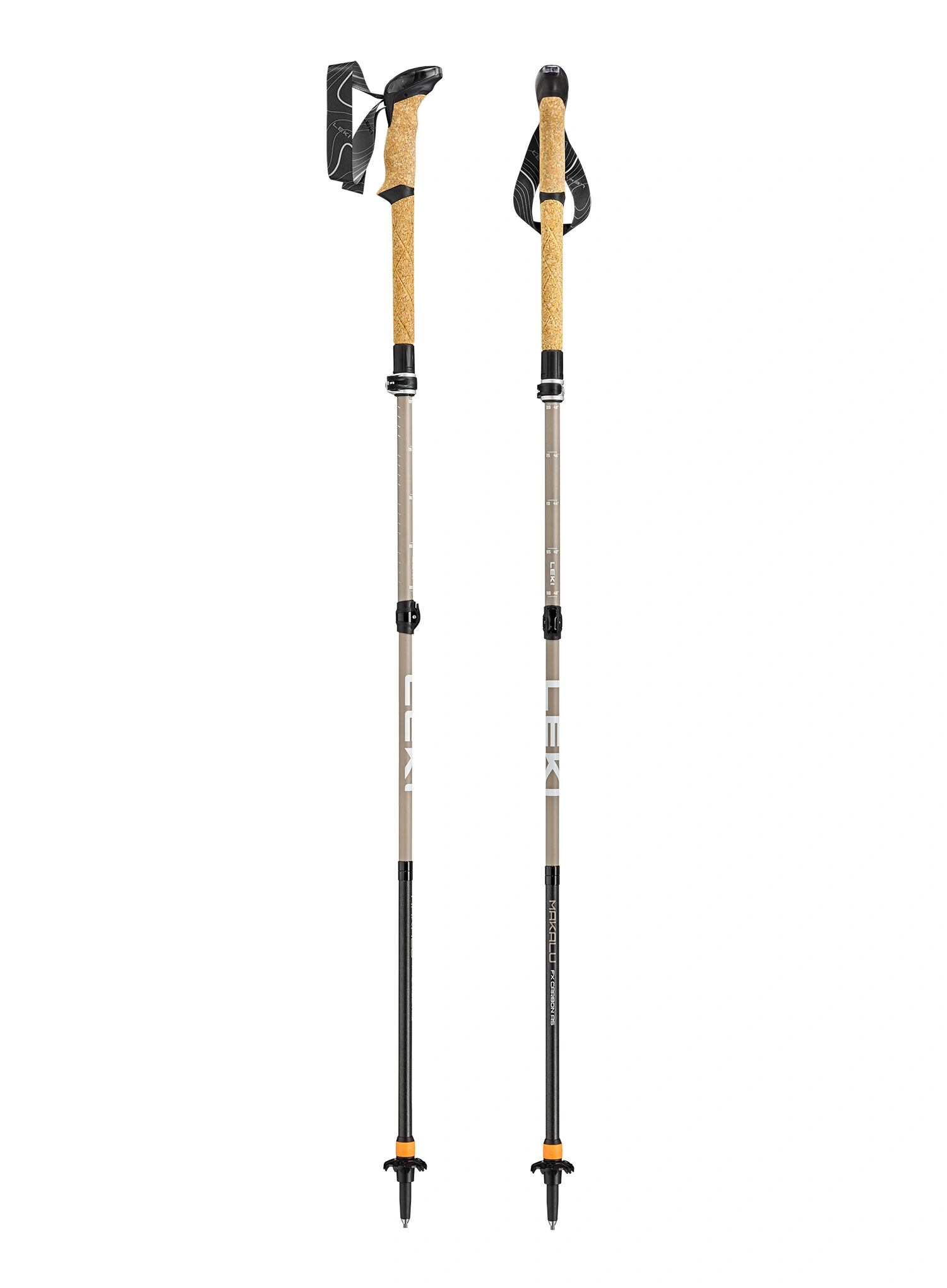 Pohodniške palice Leki Makalu FX Carbon AS - beige