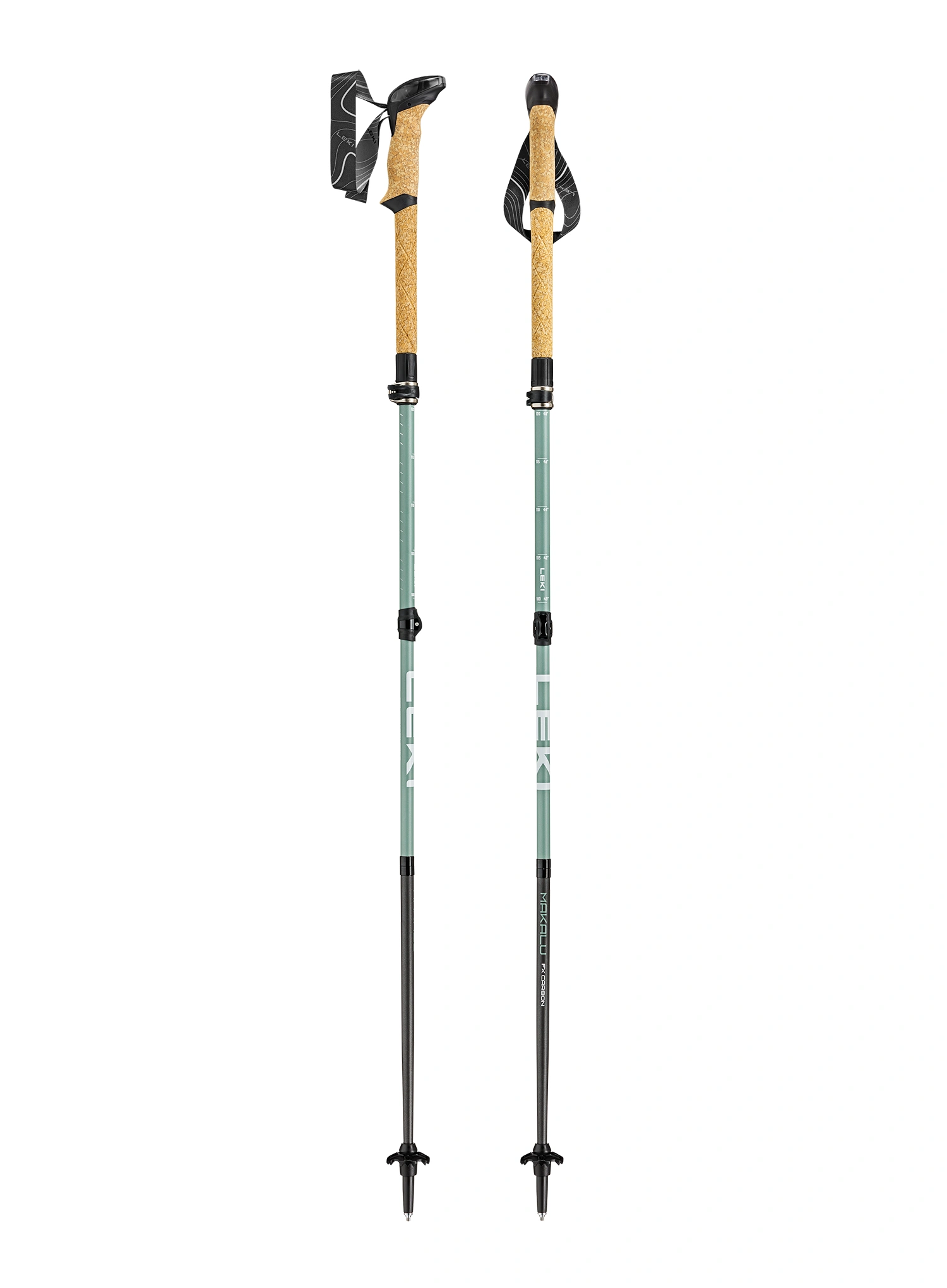 Pohodniške palice Leki Makalu FX Carbon - mint