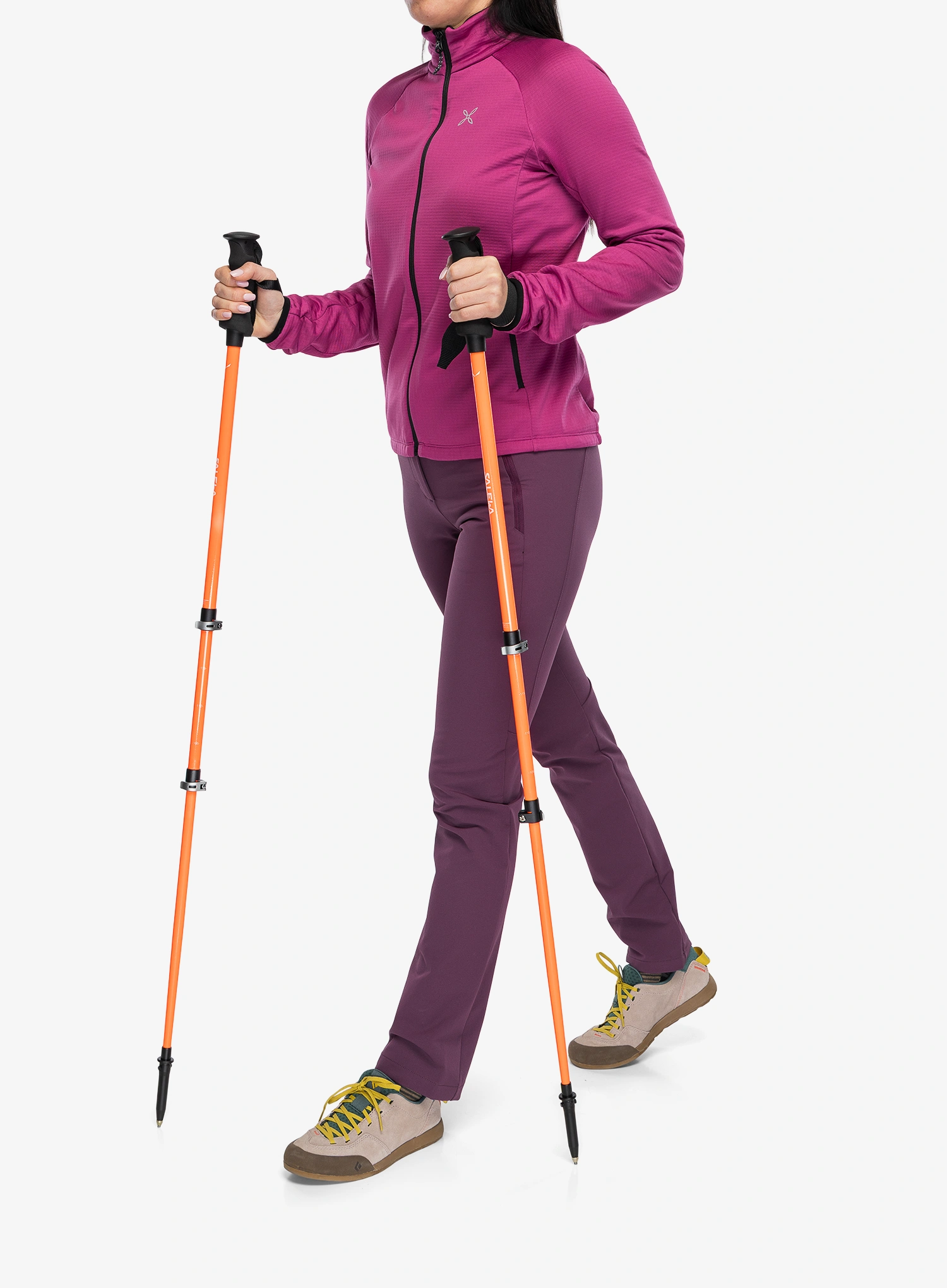 Pohodniške palice Salewa Puez Aluminium Pro - hot neon orange
