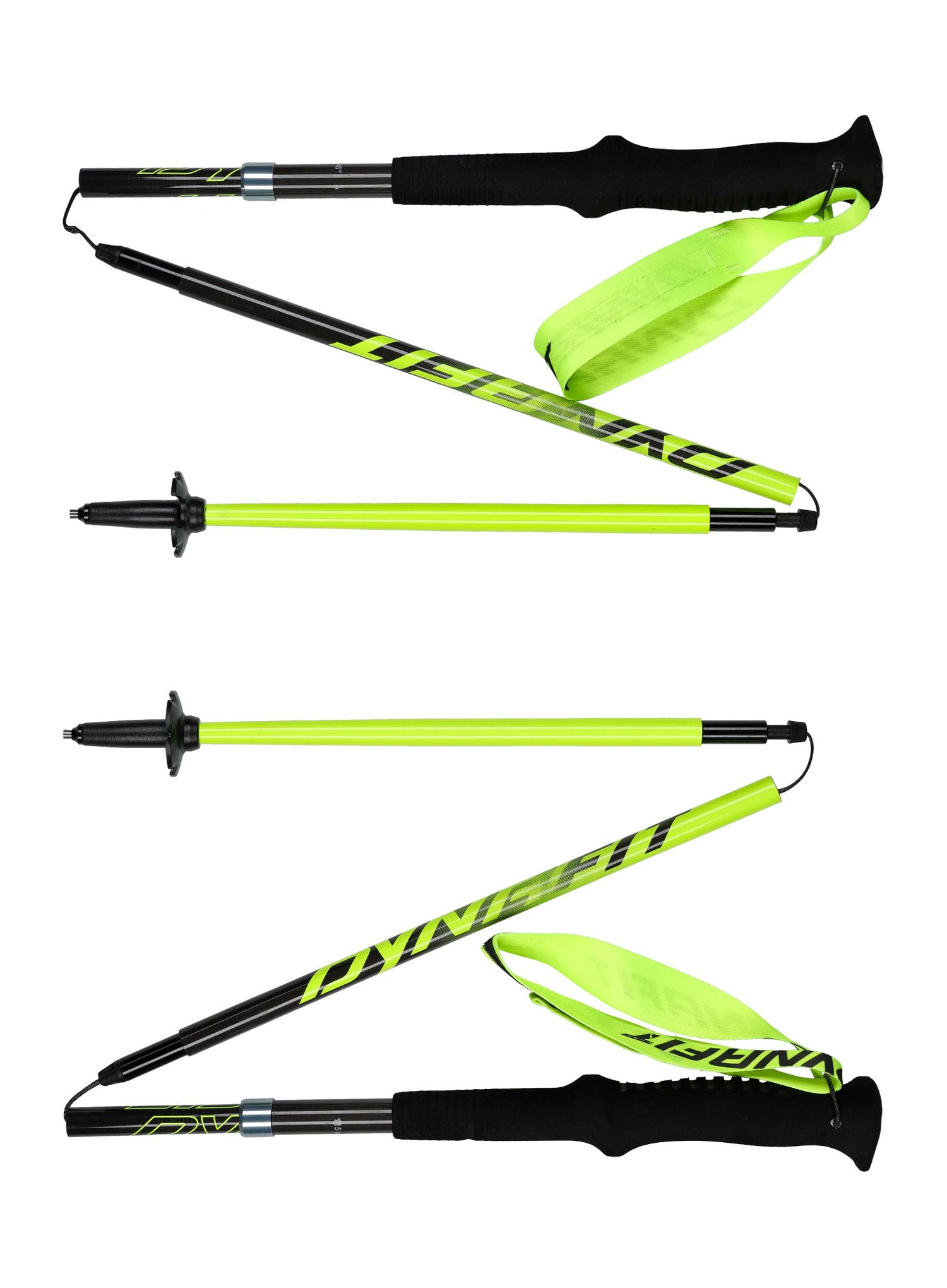 Tekaške palice Dynafit Vertical Pro Pole - black/cactus