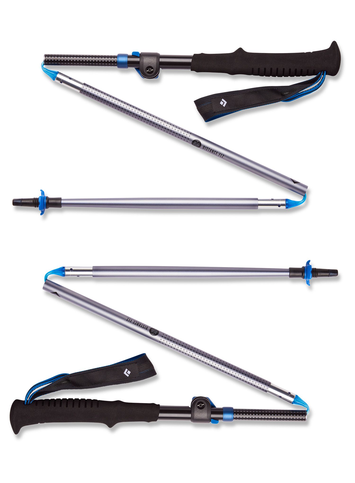 Palice za tek Black Diamond Distance FLZ Poles - pewter