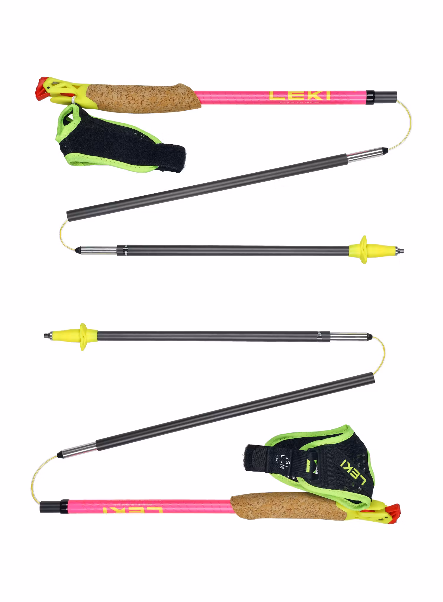 Palice za tek Leki Ultratrail FX One Superlite - pink