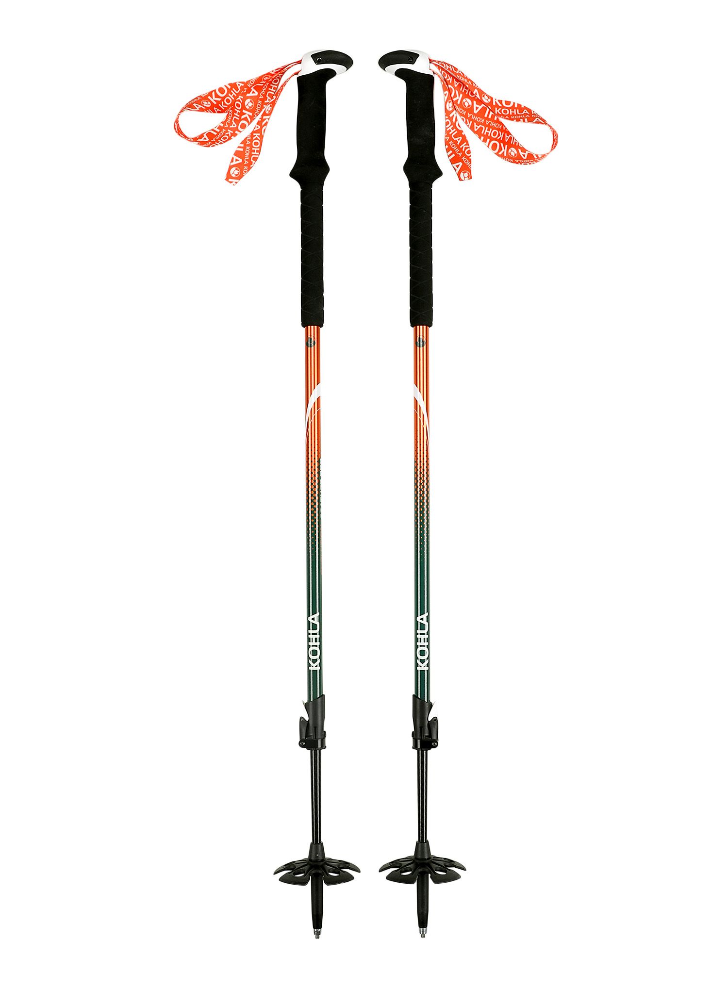 Palice za turno smučanje Kohla Evolution Feather Pro - aqua/orange