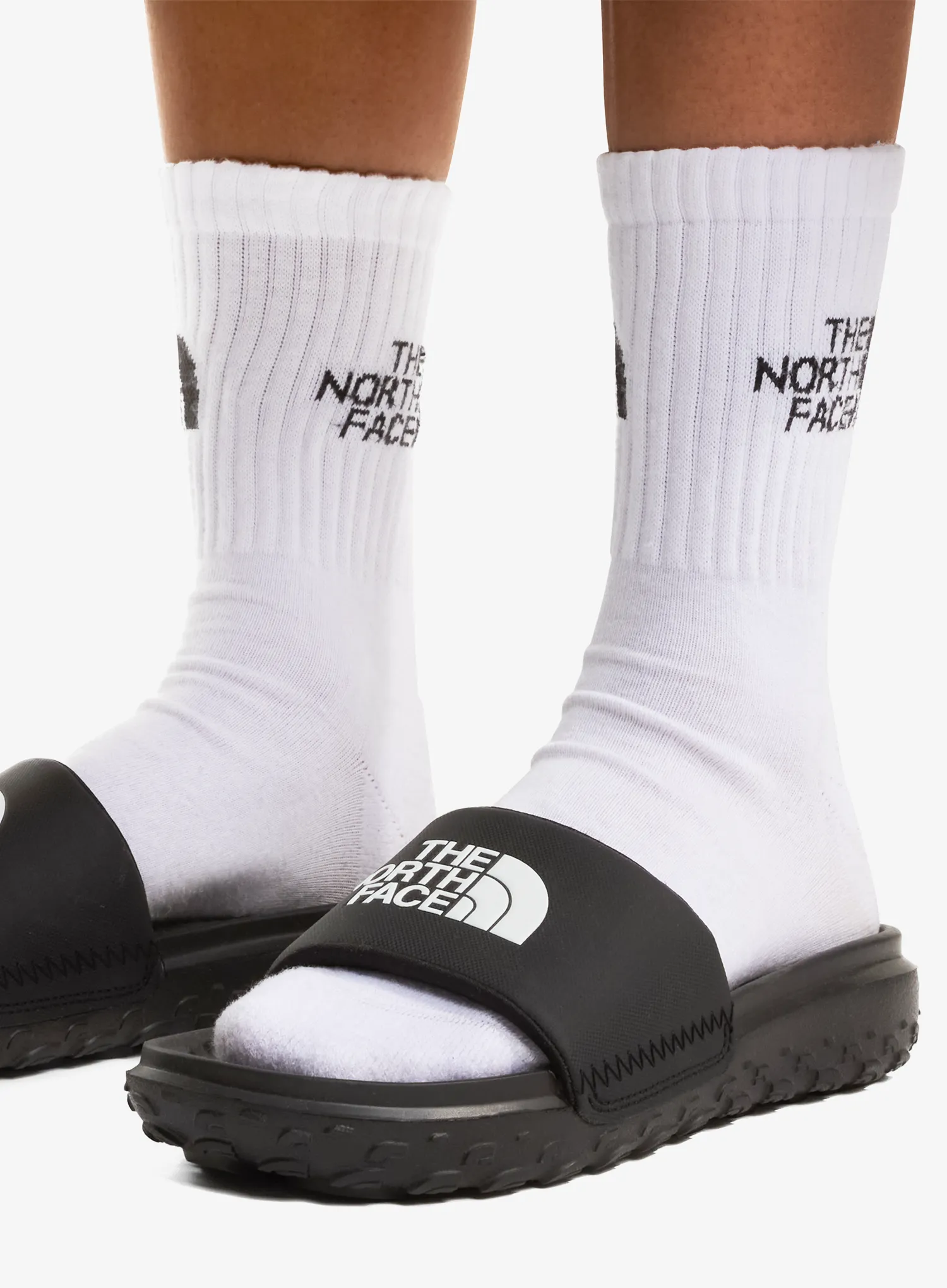 Ženski natikači The North Face Never Stop Cush Slide - tnf black/tnf black