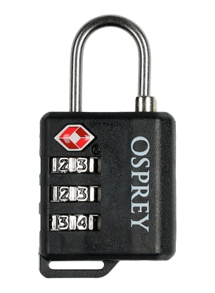 Ključavnica Osprey Travel Sentry Cable Lock - black