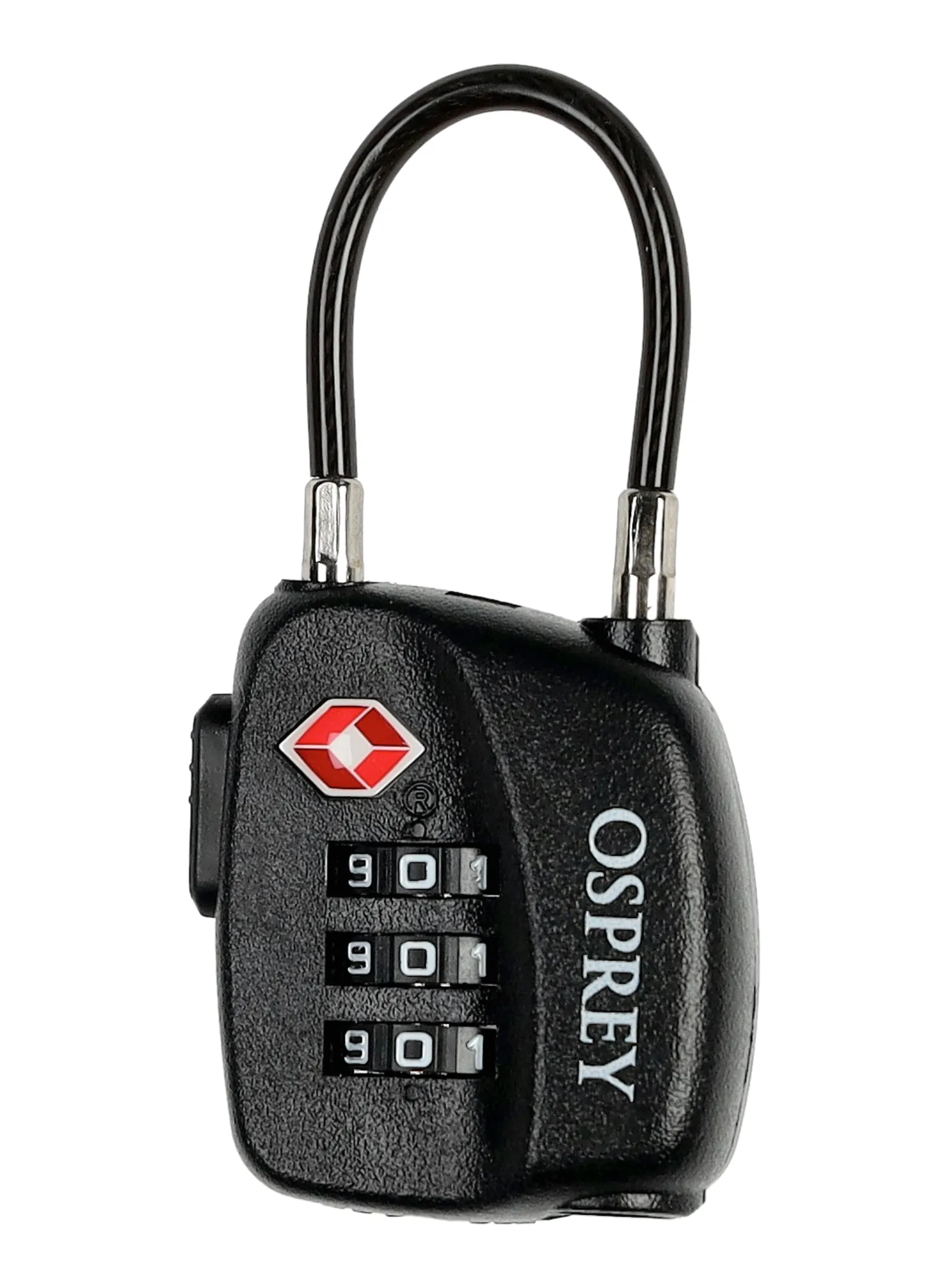 Ključavnica Osprey TSA 3 Dial Cable Lock - black