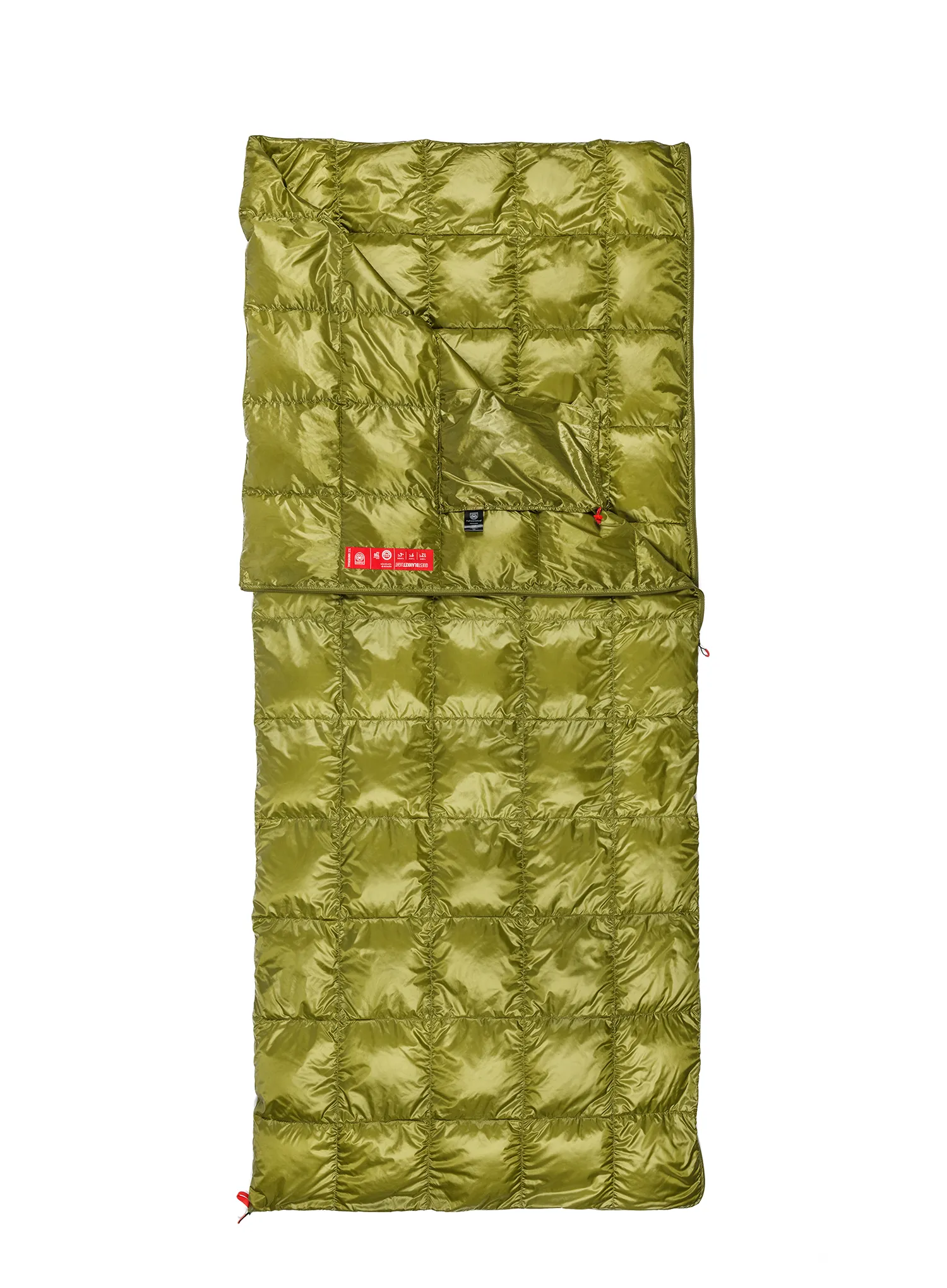 Prešita odeja Pajak Quest Blanket Light - olive