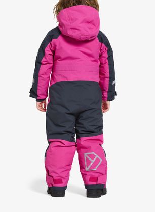 Kombinezoni za deklice Didriksons Neptun Coverall 3 - plastic pink