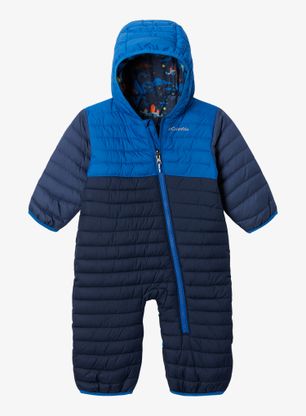 Detská kombinéza Columbia Powder Lite Reversible Bunting - collegiate navy/indigo/mtn