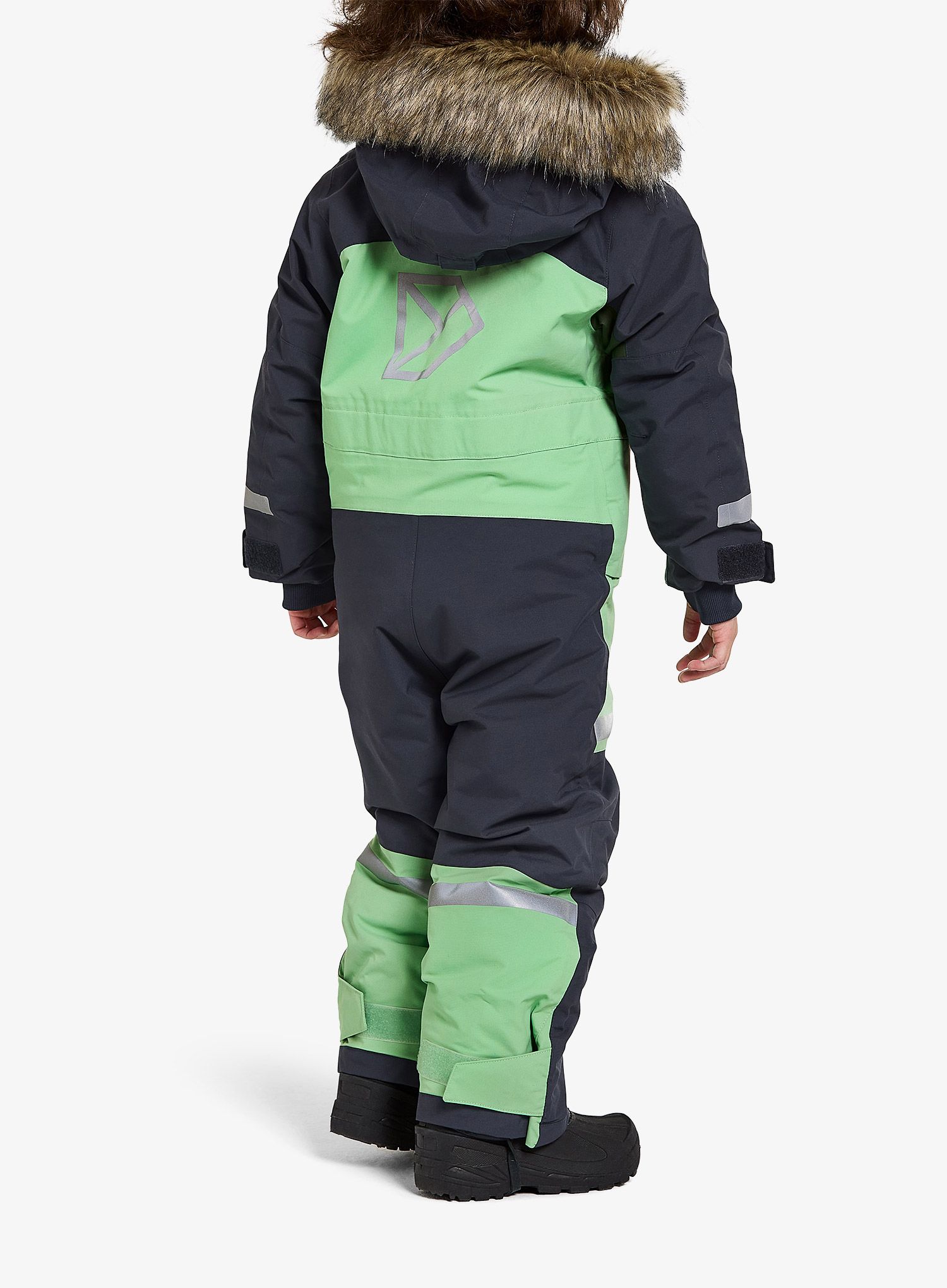 Detská kombinéza Didriksons Bjarven Coverall 3 - dusty lime