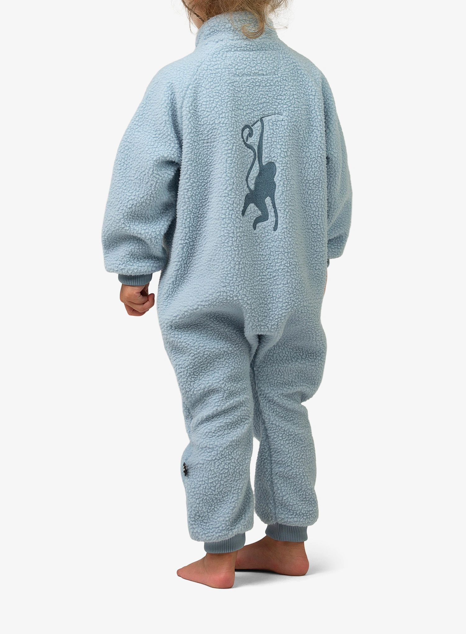 Detská kombinéza Ducksday Sherpa Fleece Suit - light blue/blue