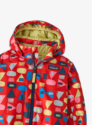 Detská kombinéza Patagonia Snow Pile One-Piece - forest being/sizzle red