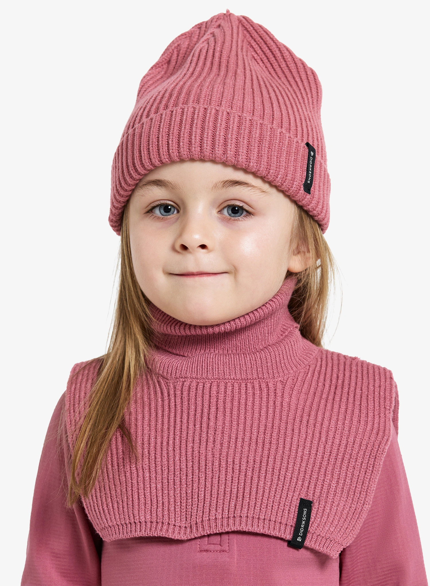 Otroški dimnik Didriksons Delfinen Scarf 2 - heather pink