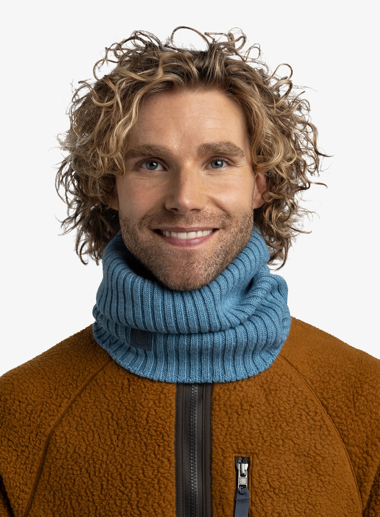 Šal za vrat Buff Knitted Neckwarmer Norval - water