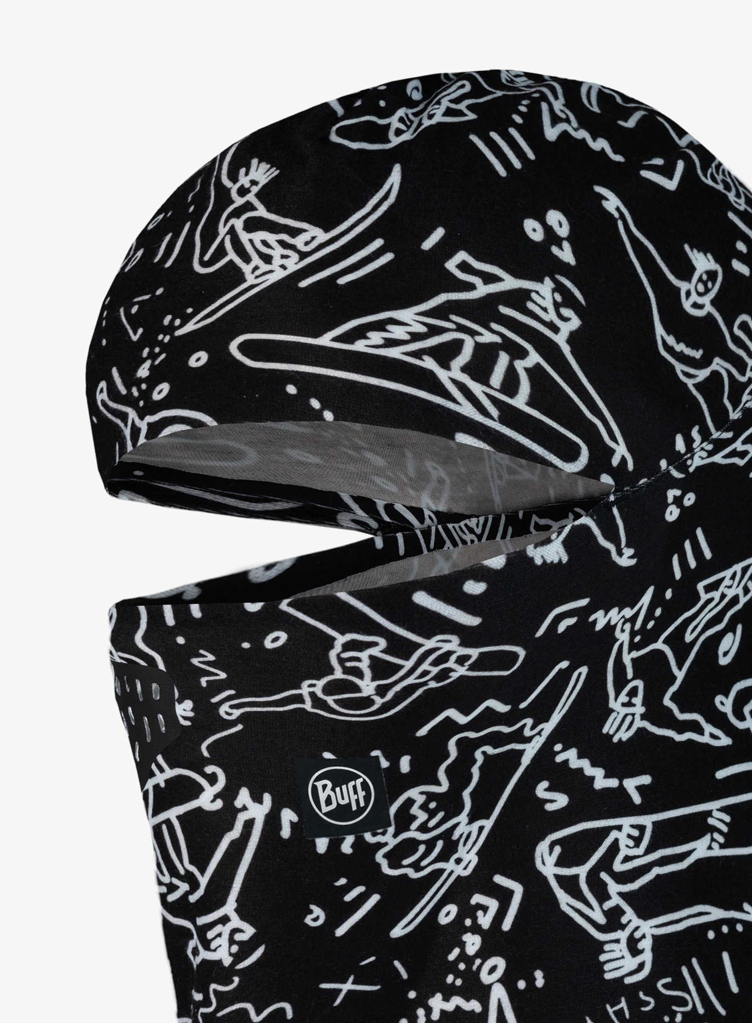 Otroška podkapa Buff Thermonet Hinged Balaclava - tivat black