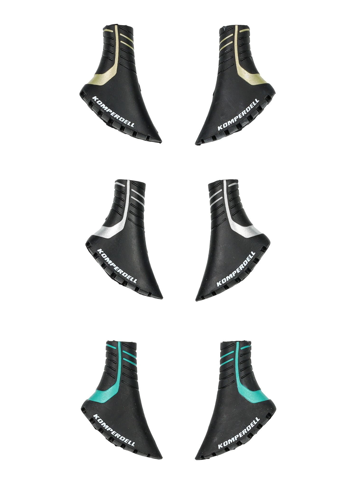 Konice za palice Komperdell Nordic Walking Pad 3Pack - black/gold/silver/mint