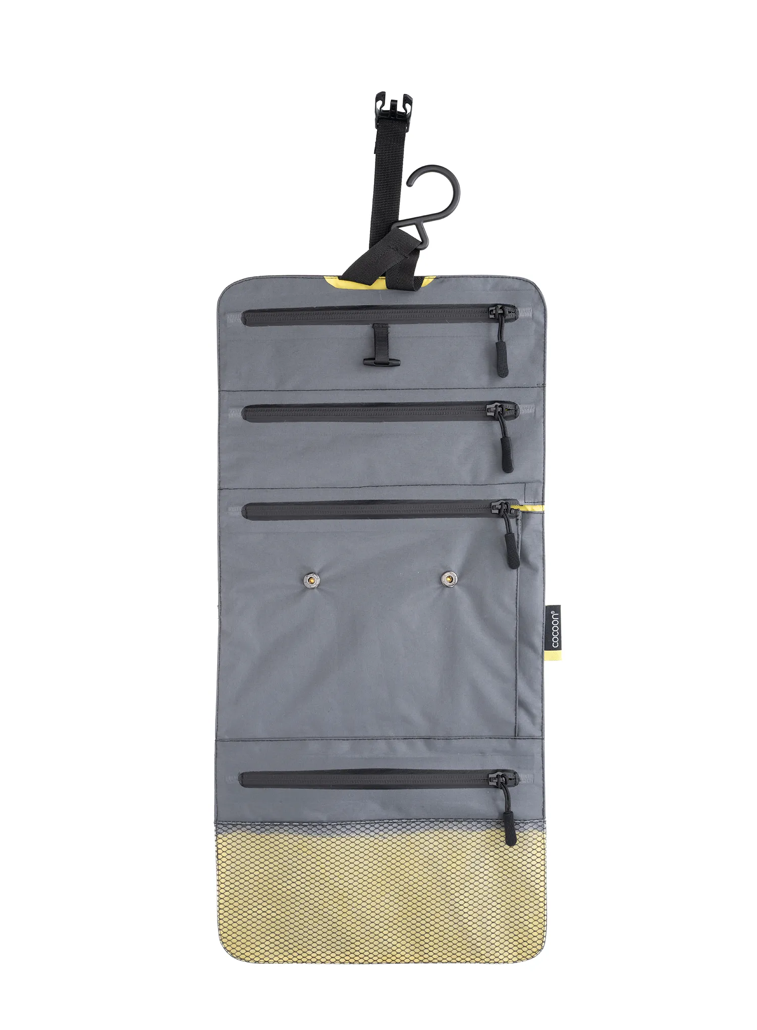 Kozmetična torbica Cocoon Hanging Toiletry Kit - Minimalist - grey/black/yellow