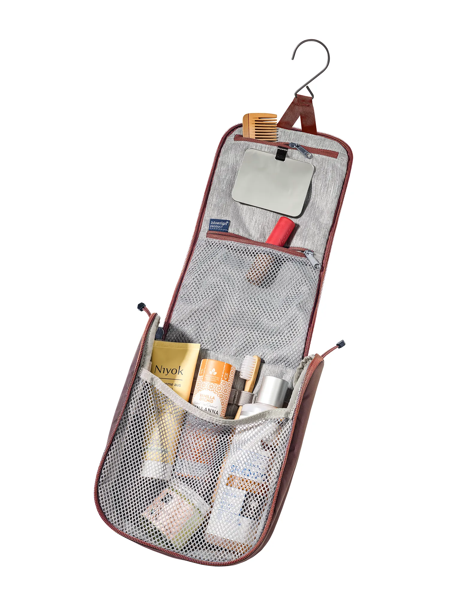 Kozmetična torbica Deuter Wash Center I - raisin/caspia