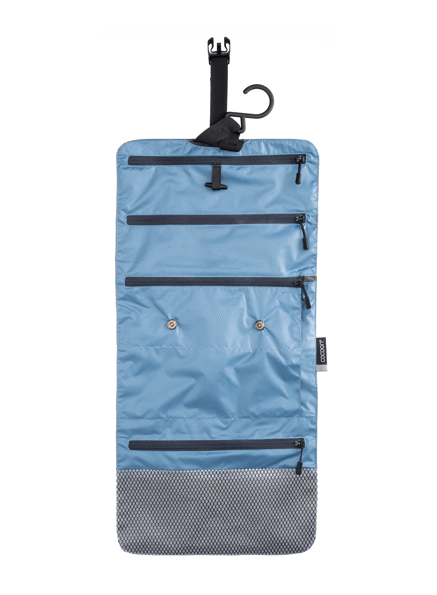 Kozmetična torbica Cocoon Hanging Toiletry Kit - Minimalist - Light - phantom black/ash blue