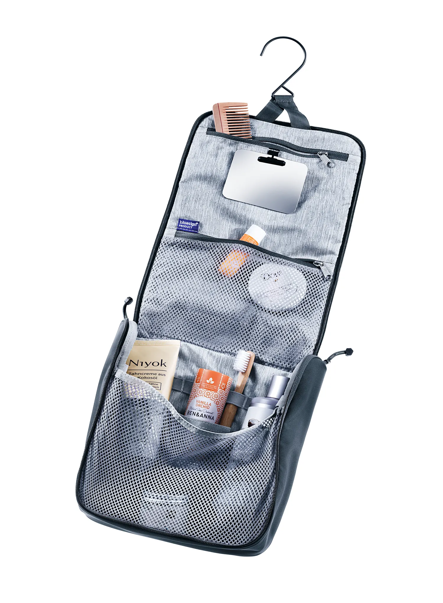 Kozmetična torbica Deuter Wash Center II - black/black