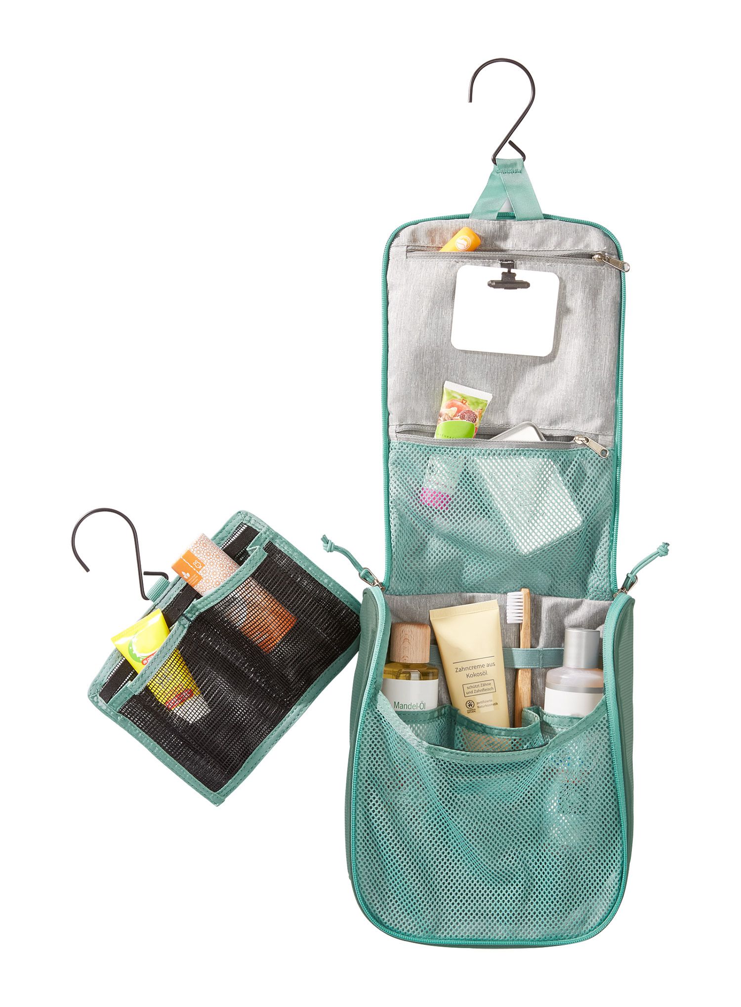 Kozmetična torbica Deuter Wash Center II - jade/ivy