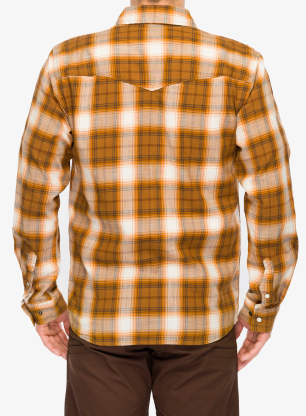 Srajca Carhartt Snap-Front Plaid Shirt - carhartt brown