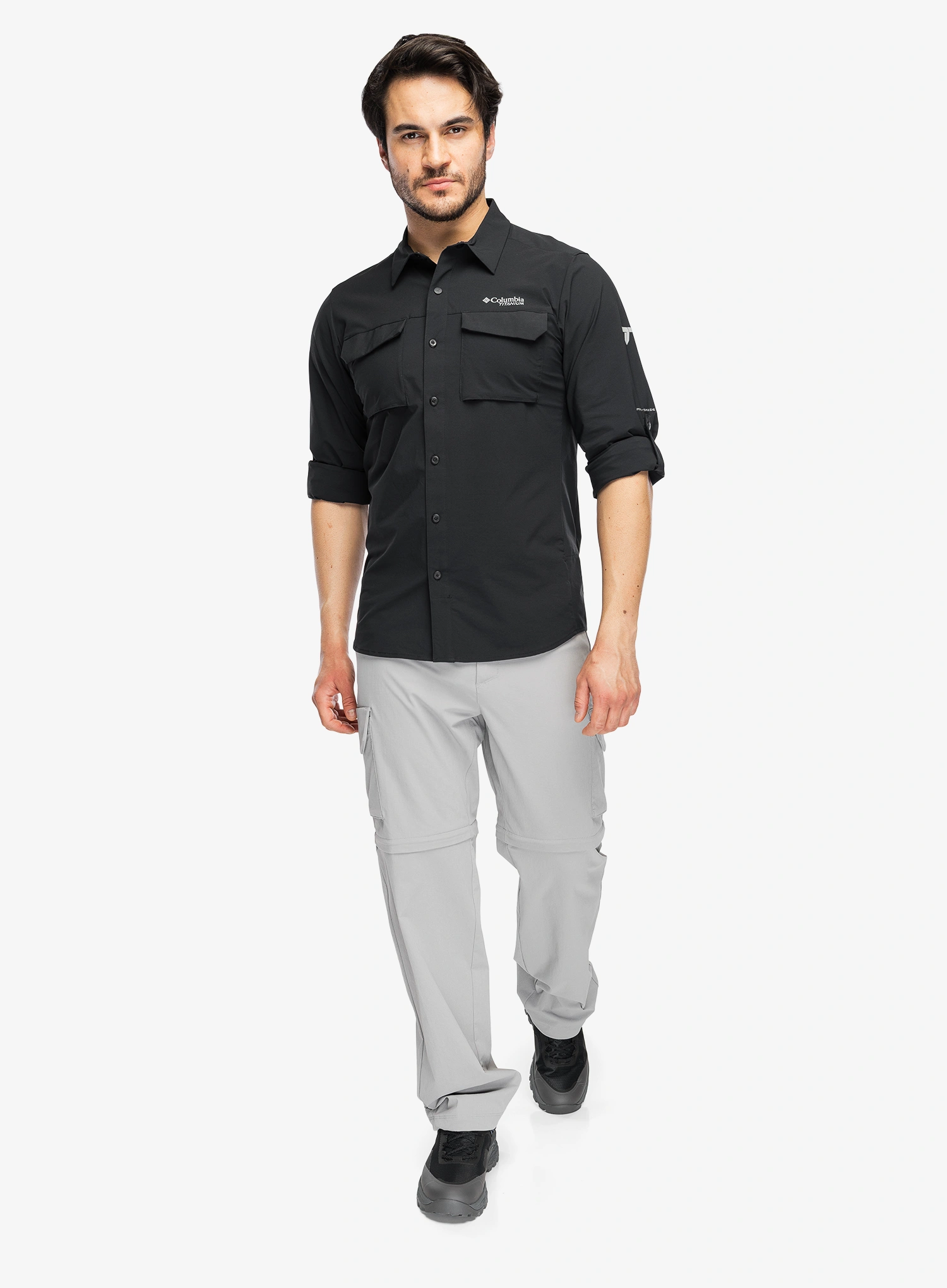 Srajca Columbia Silver Ridge Elite Long Sleeve Woven - black