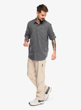 Srajca Columbia Silver Ridge Utility II LS Shirt - city grey