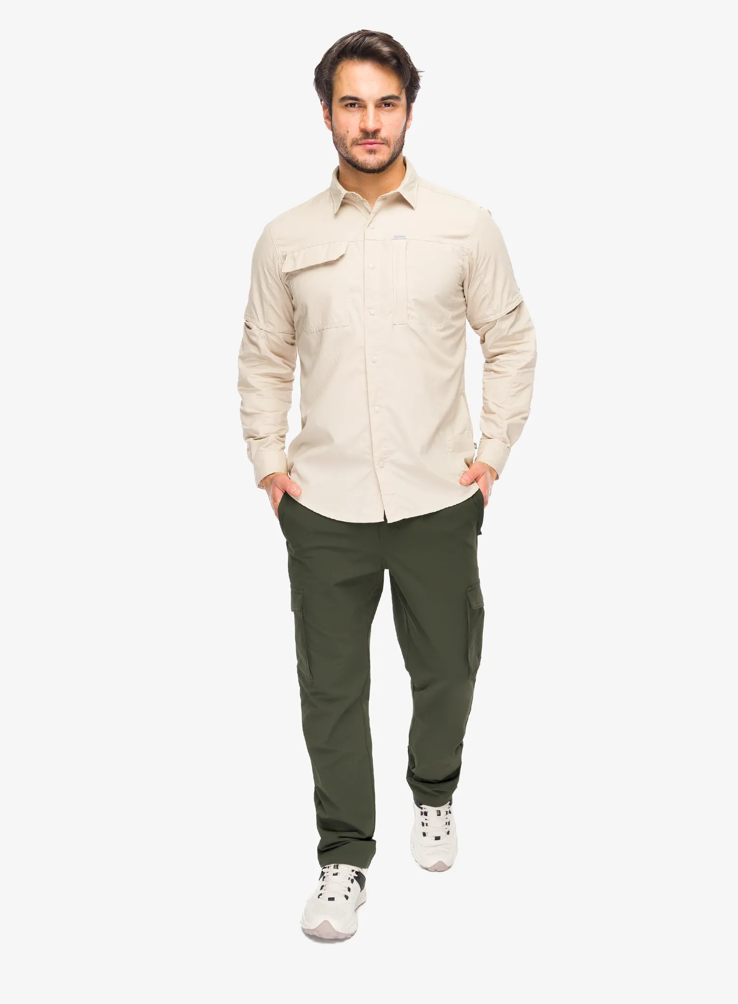Srajca Columbia Skien Valley Long Sleeve Shirt - ancient fossil