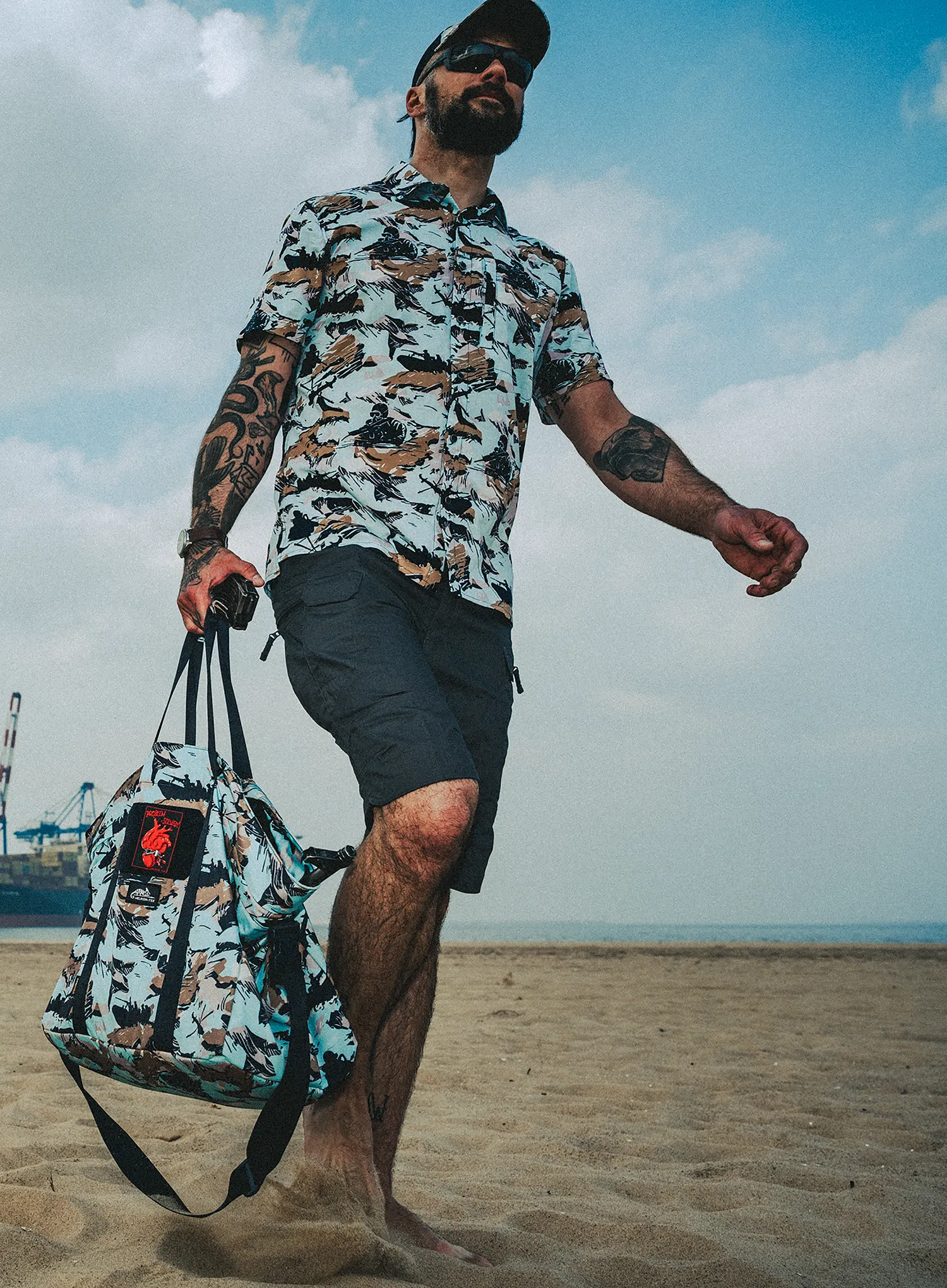 Srajca Helikon-Tex Tactical Hawaiian Short Sleeve - pacific