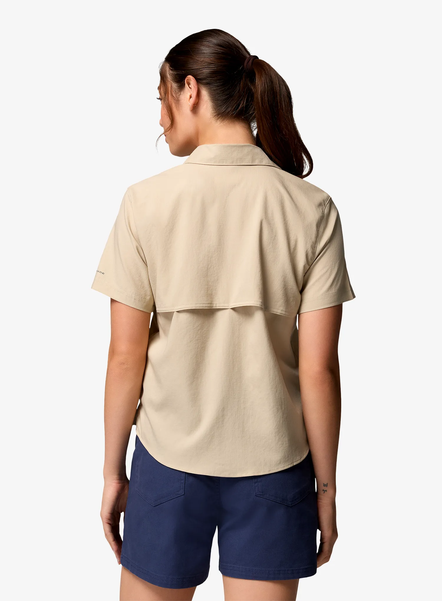 Ženska srajca Columbia Silver Ridge Utility II S/S Shirt - ancient fossil