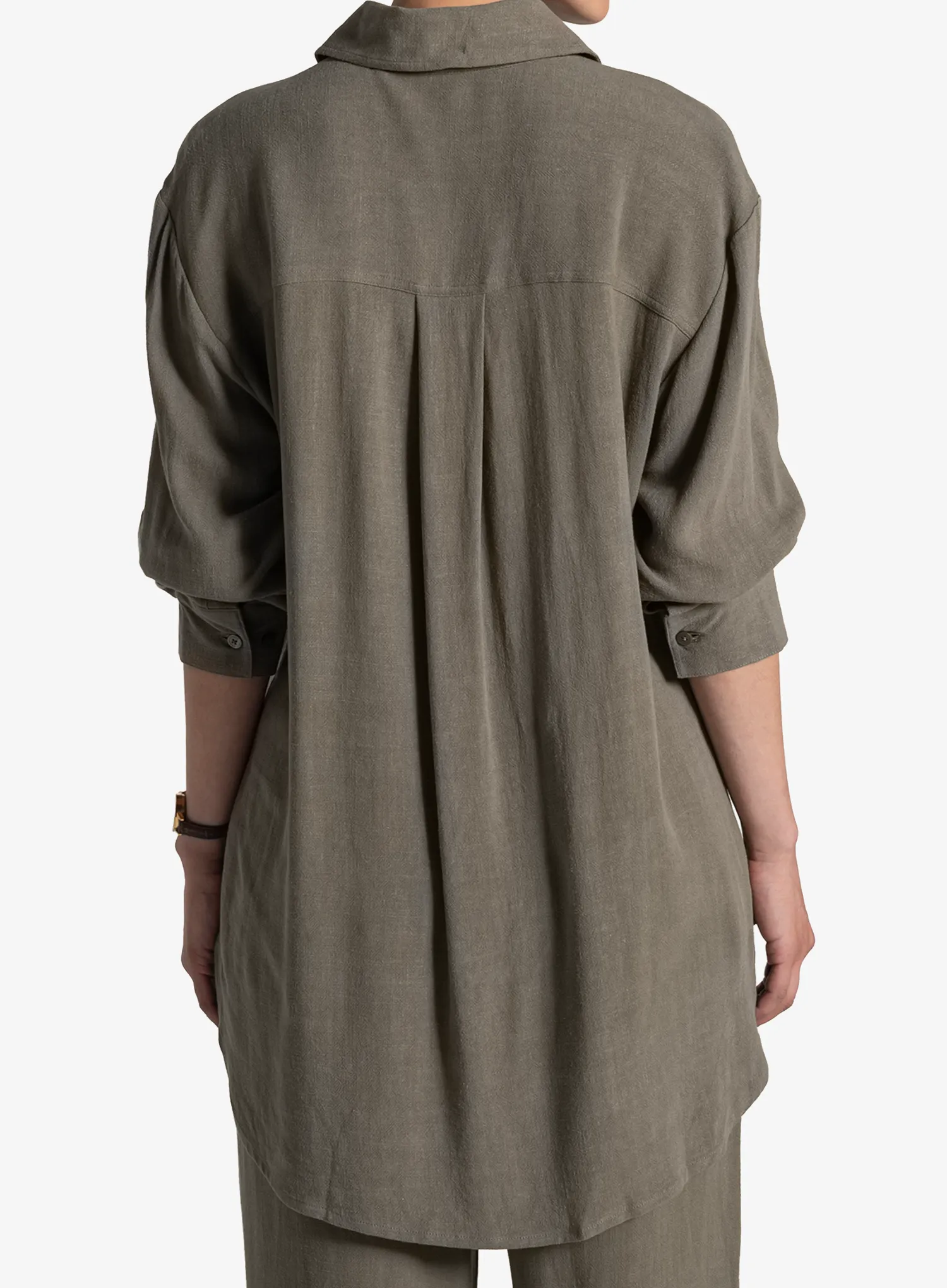 Ženska srajca Craghoppers Sabrina Long Sleeved Shirt - wild olive
