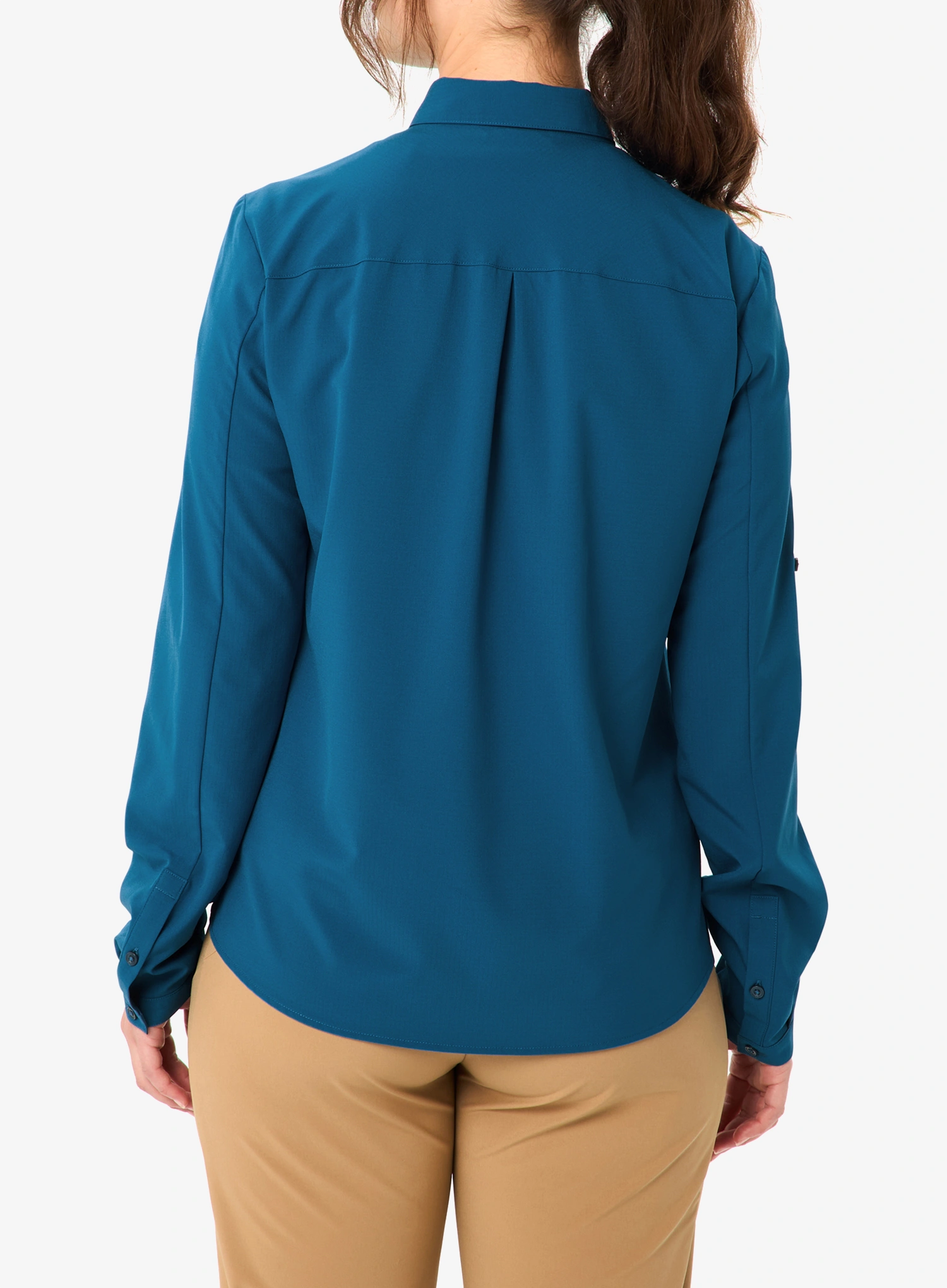 Ženska srajca Vaude Rosemoor LS Shirt IV - shore blue