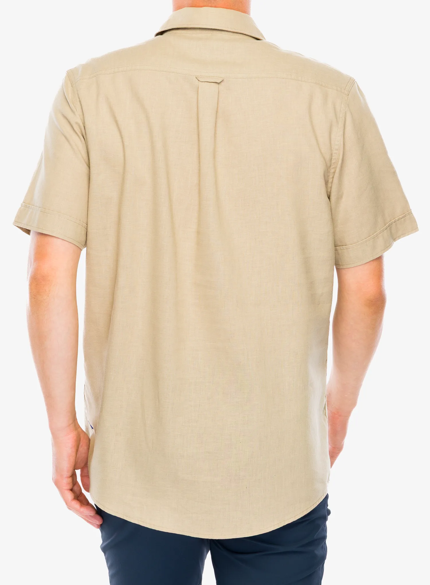 Srajca Fjallraven Övik Travel Shirt SS M - sand stone