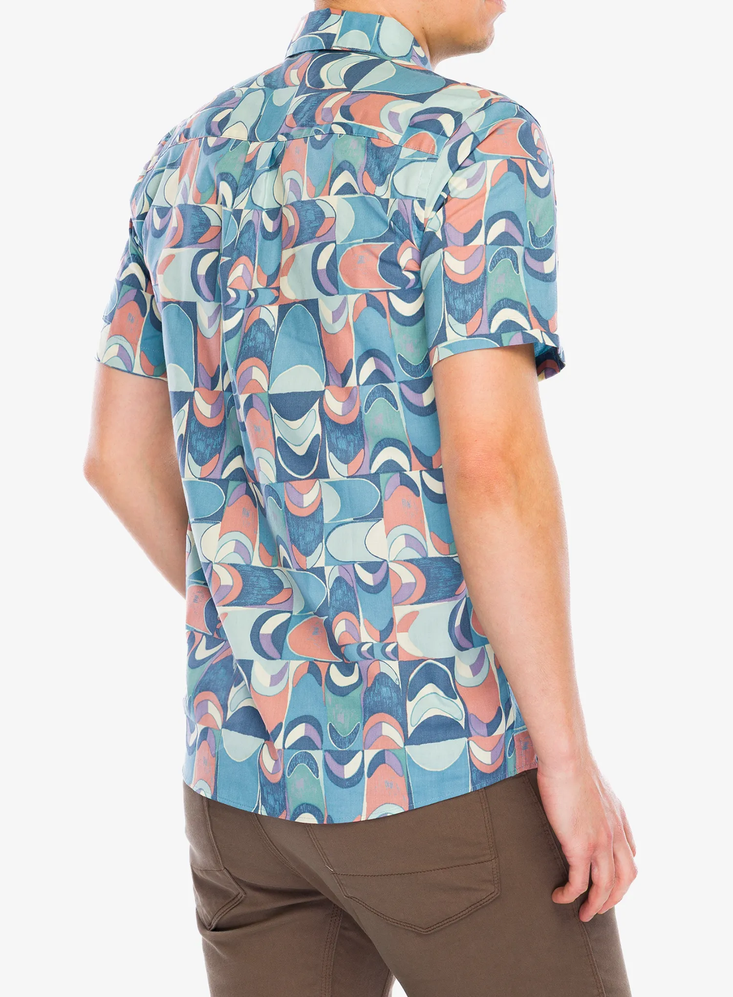 Srajca Patagonia Go To Shirt - swallowtail geo/still blue