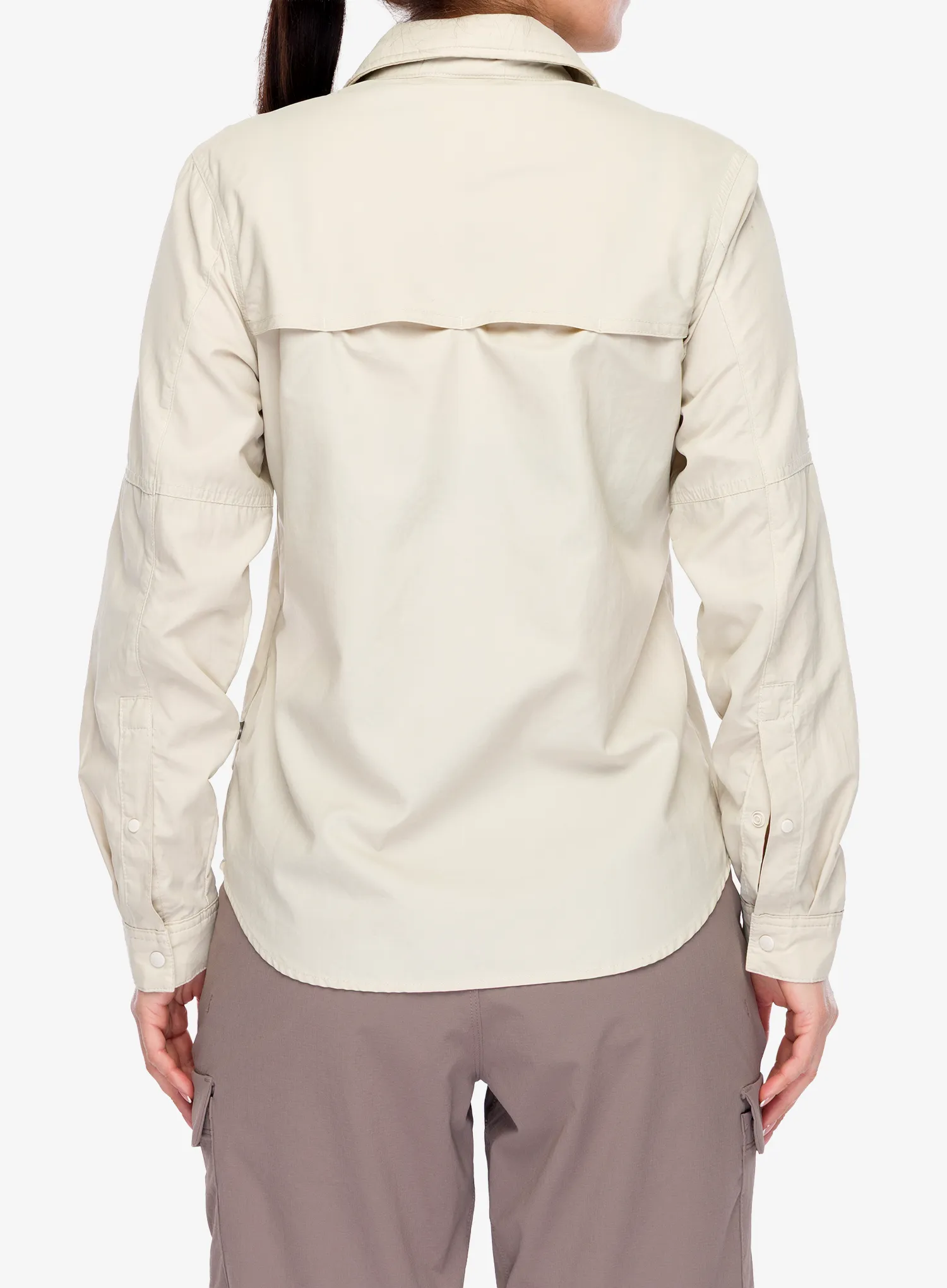 Ženska srajca proti komarjem Columbia Skien Valley Long Sleeve Shirt - dark stone